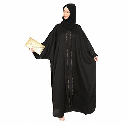 Premium Dubai Nida Kaftan- Black Premium Dubai Nida Kaftan- Black